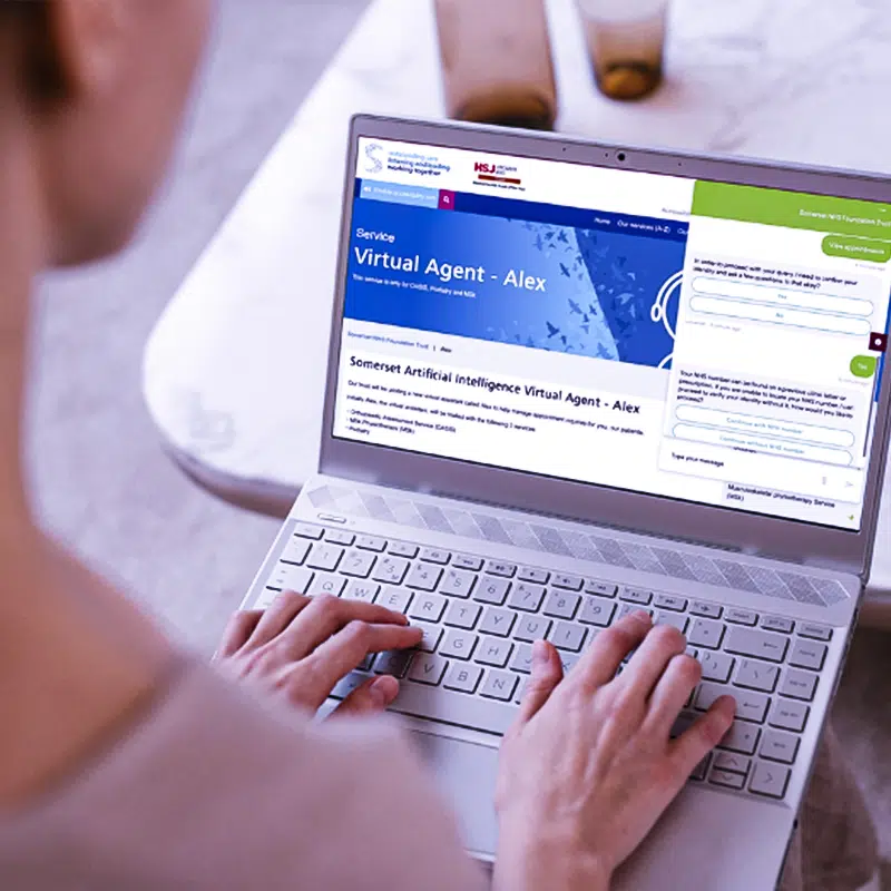 nhs3 EBO builds a virtual assistant for the NHS to automate appointment bookings