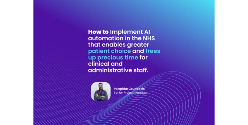 How to implement AI Automation in the NHS | AI for healthcare